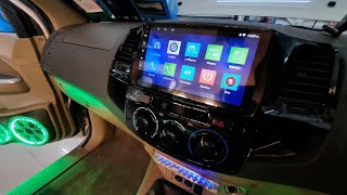 จอ Android Toyota Vigo Champ พร้อมกล้องหน้าหลังระบบ android