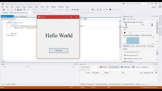 "Hello World" Program Visual basic in Visual Stdio 2017 ( part 2)