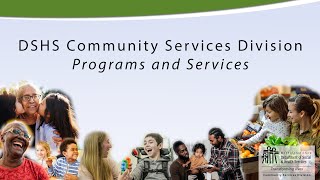 DSHS Community Services Division Programs and Services (OC PCVD)