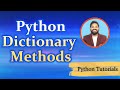 Dictionary Methods in Python | Python Tutorials for Beginners (Hindi)
