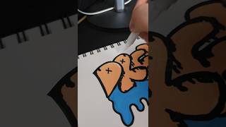 Graffiti Bubble Letter Drew Easy Drip Effect