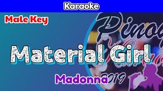 Material Girl by Madonna (Karaoke : Male Key)