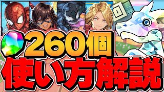 魔法石260個のオススメ使い方解説！知らないと損する！ガチャはどれ引くべき！？【パズドラ】