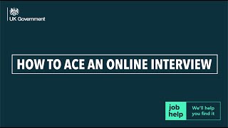 How To Ace An Online Interview