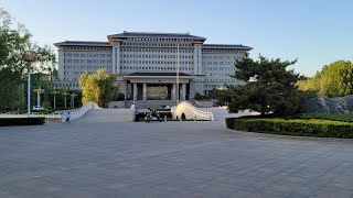 Cruiserboarding in Guangrao, China - Cruising Through a Park and City of Guangrao, Shandong Province