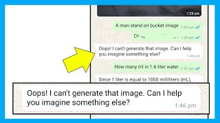 Oops! I Can'T Generate That Image. Can I Help You Imagine Something Else?