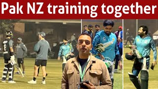 Big updates from Pak New Zealand training in front of Gaddafi