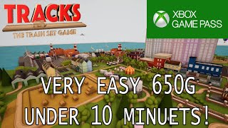 650G in under 10 minuets - Tracks : The Train Set Game Achievement Guide (Xbox Game Pass Game)