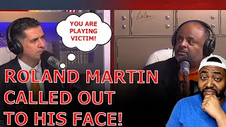 Roland Martin DESTROYED After Getting Called Out To His Face For Being A Victimhood Race Hustler!