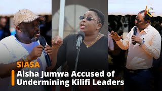 Aisha Jumwa Accused of Undermining Kilifi Leaders