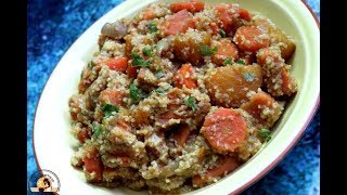 תבשיל ירקות כתומים ובורגול / Bulgur and orange vegetables