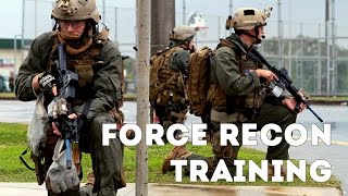 US Marines Force Recon Training - USMC Force Recon Training