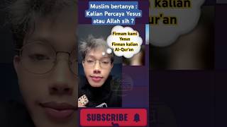 Jawaban Elia Myron kepada muslim, kami Percaya Yesus atau Allah ? #debatislamkristen #apologet