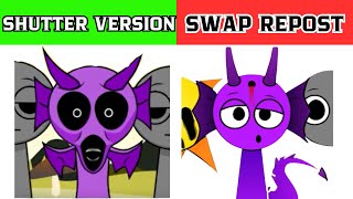 Incredibox Sprunki: SHUTTER VERSION VS SWAP REPOST! NEW MOD! #sprunki #incredibox