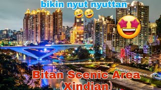 sensasi jembatan gantung bikin deg degkan|| Xindian || Bitan |Daily Vlog