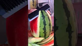 Only $1 Fresh Watermelon Juice 🍉Fruit Cutting Skills - Korean Street Food #shorts