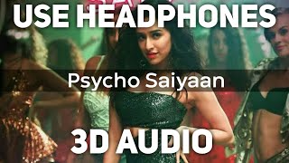Psycho Saiyaan (3D AUDIO) | Psycho saiyaan 3d audio | Virtual Audio