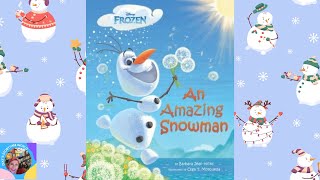 ☃️AN AMAZING SNOWMAN OLAF┃Stories in English┃Kids Read Aloud Book with Dixy's Storytime World