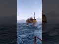 Oil rig caught in STORM    #viral #maritime #whatsappstatus #youtubeshorts