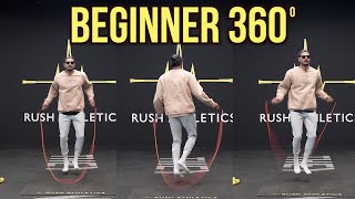 EASY way to 360 with a Jump Rope! | Beginner Tutorial by Rush Athletics