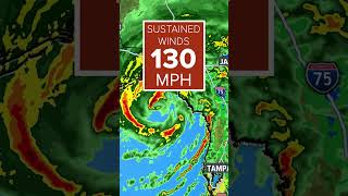 #Idalia makes landfall in Florida with 125 mph winds #Shorts