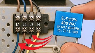 How I Made 3 Phase Power Using Just a Capacitor to Fix a 4 Ton AC!