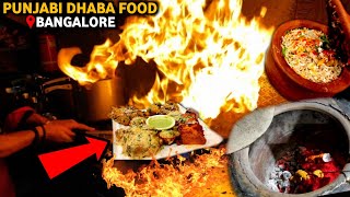 Ultimate Best Dhaba Style Food In Bangalore at Apna Dhaba Punjabi |Desi Indian Street Food Bangalore