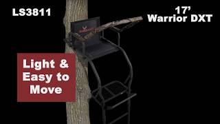 BG - LS3811 Warrior DXT 17' Ladder stand