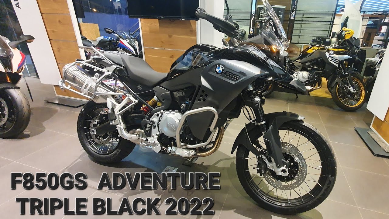 NOVIDADE!! F850GS ADVENTURE TRIPLE BLACK 2022 [FICHA TÉCNICA] - YouTube