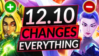 NEW Patch 12.10 Changes Everything - CRAZIEST Champion NERFS and BUFFS - LoL Guide