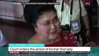 Philippines court orders arrest of former first lady