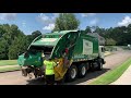 Waste Management Mack MR McNeilus Rear Load Garbage Truck