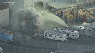 California chemical tank explosion threat reduced