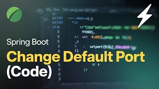 How to Change Spring Boot Default Port Programmatically