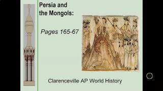 AP World History Class #27: Persia and the Mongols