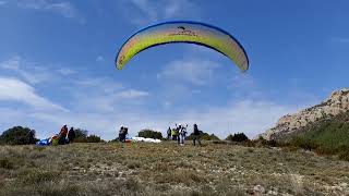 Despegue parapente tandem desde fuera fly with xirli