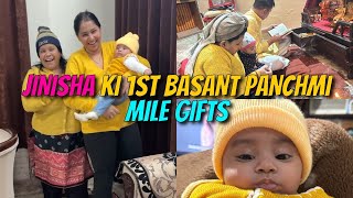 Basant Panchmi Pe Jinisha Ko Nana Nani Ne Diye Gifts || Shivi Aur Mummy Ki Masti ||