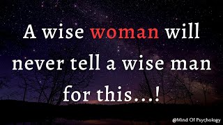 A woman will never tell a..! love psychology facts| Motivation Quotes| Psychology of Human Behavior