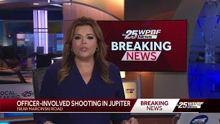 Officer-involved shooting in Jupiter