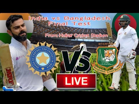 India Vs Bangladesh, 1st Test - Live Cricket Score, Commentary - YouTube