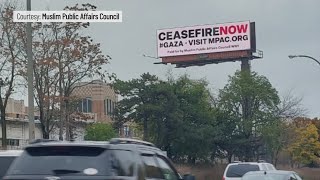 Ads calling for ceasefire in Gaza abruptly pulled from billboards on 33, 190