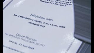 Fredrich Sampaikan Pembelaan di Pengadilan Tipikor