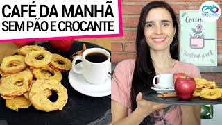 TEM MAÇÃ EM CASA? TROQUE O PÃO POR ESTE CAFÉ DA MANHÃ CROCANTE FÁCIL (FIT E VEGANO)