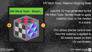 MV Mesh Tools - Material Mapping Node