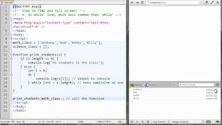 Javascript Tutorial 15 - do while loop