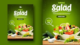 Food Poster Design in Photoshop