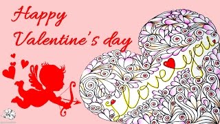 Heart Doodle | Love doodle art | Zentangle Ideas for Valentine Card