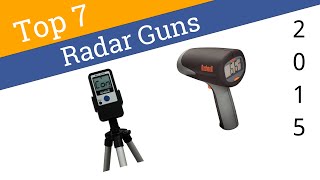 7 Best Radar Guns 2015