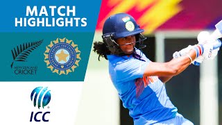 Harmanpreet Kaur Smashes 103! | New Zealand v India - ICC Women's World T20 2018