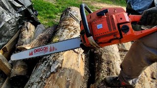 Husqvarna 281xp splitting firewood  Tüzifa hasogatás Husqvarna 281xp